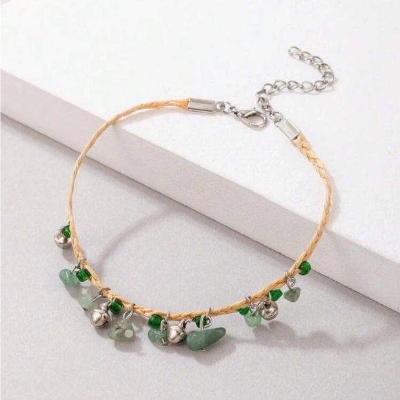 WOVEN ROPE ANKLE BRACELET - Picture 3 of 4